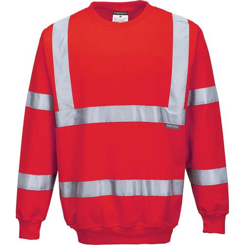 Portwest Hi-Vis Sweatshirt - Red