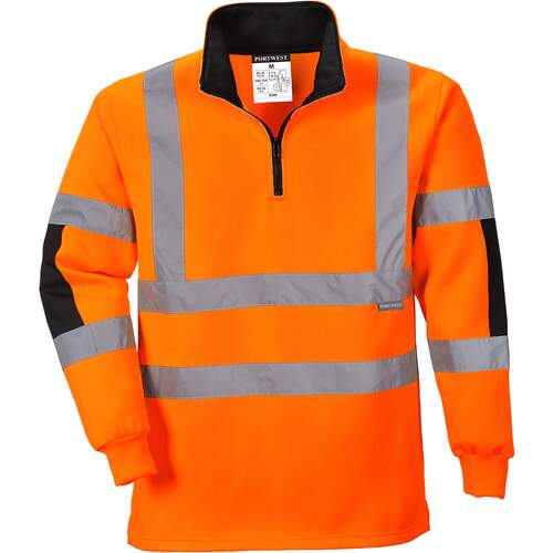 Portwest Xenon Rugby Shirt - Orange