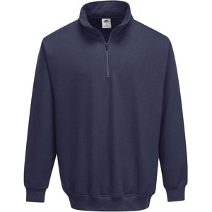 Portwest Sorrento 1/4 Zip Neck Sweatshirt - Dark Navy
