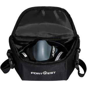 Portwest Half Mask Storage Bag - Black