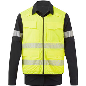 Portwest Ultimate Modular Hi-Vis 5-in-1 Shirt - Black/Yellow