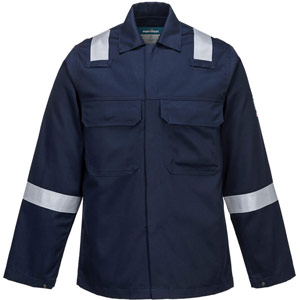 Portwest Bizweld Work FR Iona Jacket - Dark Navy