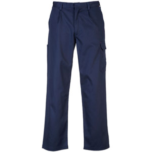 Portwest Bizweld Work FR Cargo Pants - Dark Navy