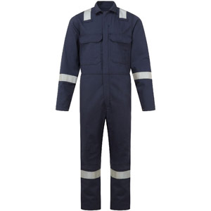 Portwest Bizweld Work FR Classic Coverall - Navy