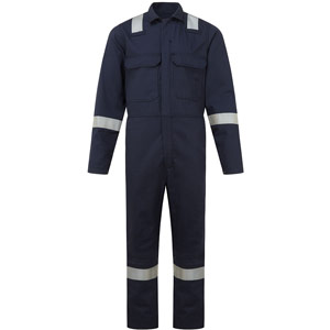 Portwest Bizweld Work FR Classic Coverall - Dark Navy