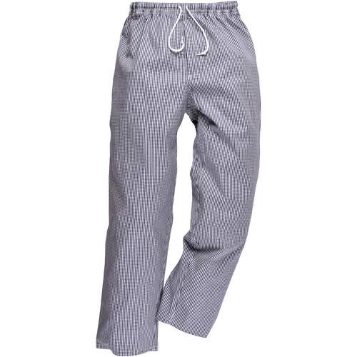 Portwest Bromley Chefs Trouser - Check Tall