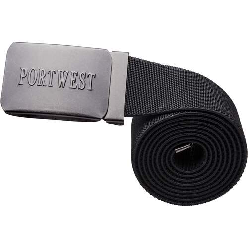 Portwest Elasticated Work Belt - Black