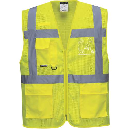 Portwest Athens MeshAir Executive Vest - Yellow
