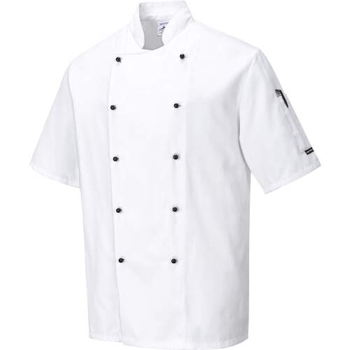 Kent Chefs Jacket S/S - White