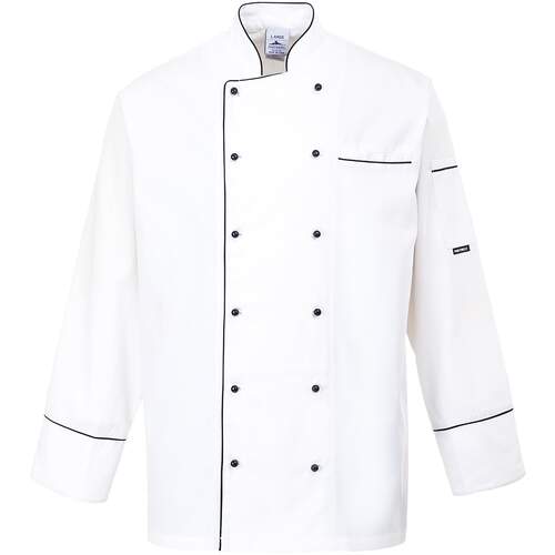 Cambridge Chefs Jacket - White