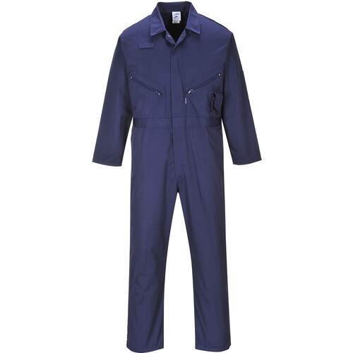 Portwest Liverpool Zip Coverall - Navy Tall