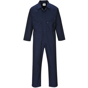 Portwest Liverpool Zip Coverall - Dark Navy