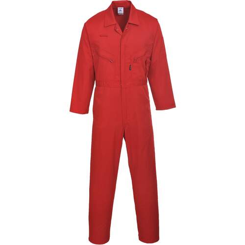 Portwest Liverpool Zip Coverall - Red