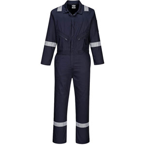 Portwest Iona Cotton Coverall - Dark Navy