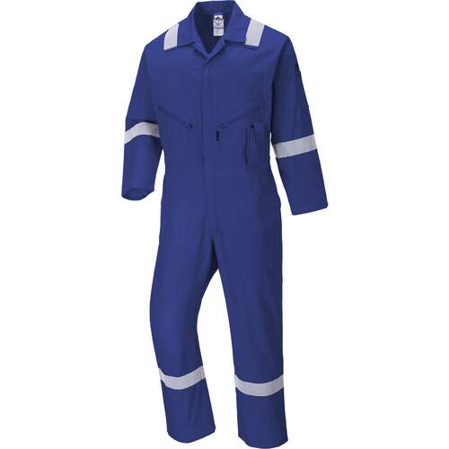 Portwest Iona Cotton Coverall - Royal Blue