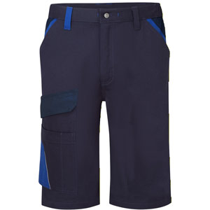 Portwest WX1 Two Tone Cotton Shorts - Navy/Royal