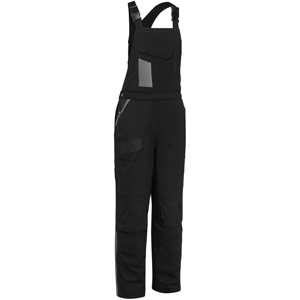 Portwest WX1 Two Tone Insulated Cotton Bib and Brace - Black/Grey