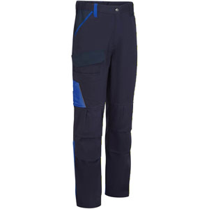 Portwest WX1 Lightweight Cotton Work Trousers - Navy/Royal