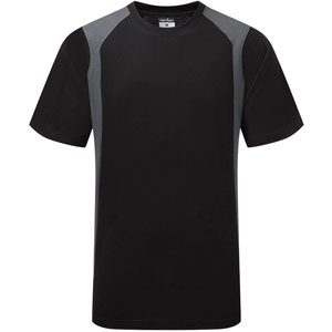 Portwest WX2 T-Shirt S/S - Black/Grey