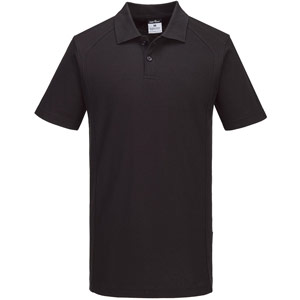 Portwest WX2 Polo Shirt S/S - Black