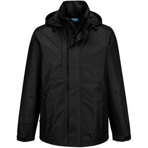 Portwest WX2 Eco Rain Jacket - Black