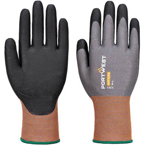 Portwest CT Cut C21 Nitrile Glove - Grey/Black
