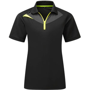 Portwest DX4 Women's Polo Shirt S/S - Black