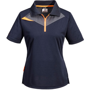 Portwest DX4 Women's Polo Shirt S/S - Dark Navy