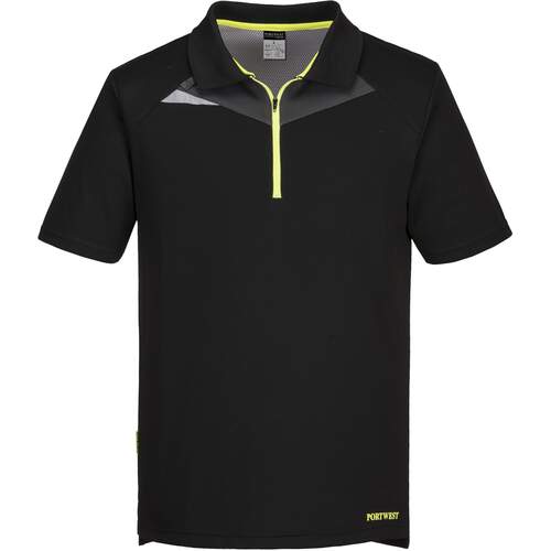 Portwest DX4 Polo Shirt S/S - Black