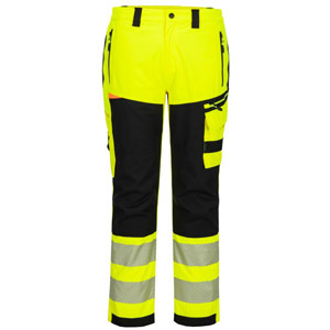 Portwest DX4 Hi-Vis Rain Trouser - Yellow/Black