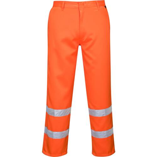 Portwest Hi-Vis Poly-cotton Trouser - Orange
