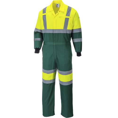 Portwest X Hi-Vis Coverall - Yellow/Green