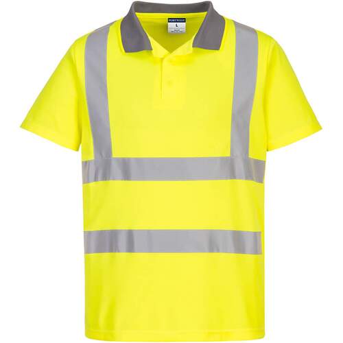 Portwest Eco Hi-Vis S/S Polo  (6 pack) - Yellow