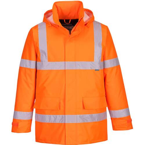 Portwest Eco Hi-Vis Winter Jacket - Orange