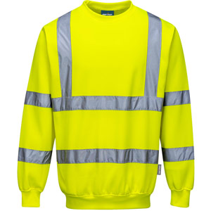 Portwest ES1 Essential Hi-Vis Sweatshirt - Yellow
