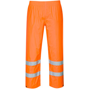 Portwest ES1 Essential Hi-Vis Rain Trouser - Orange