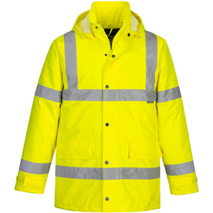 Portwest Essential Hi-Vis Winter Traffic Jacket - Yellow