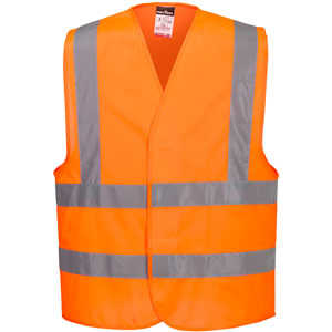 Portwest ES1 Essential Hi-Vis Band and Brace Vest - Orange