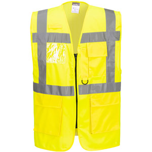 Portwest ES1 Essential HV Executive Vest - Yellow