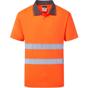 Portwest ES1 Essential Hi-Vis Polo Shirt S/S - Orange