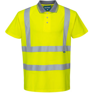 Portwest ES1 Essential Hi-Vis Polo Shirt S/S - Yellow