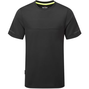 Portwest EV4 Lightweight T-Shirt S/S - Black