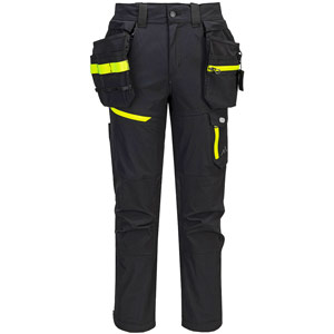 Portwest EV4 Lightweight Detachable Holster Trousers - Black