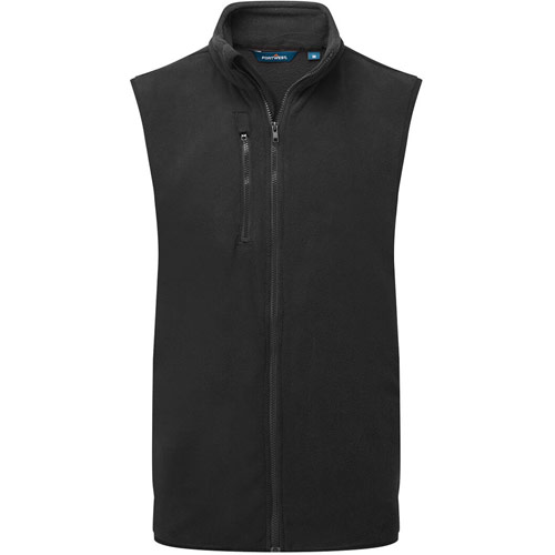 Portwest Fleece Gilet  - Black