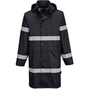 Portwest Iona Rain Jacket 100cm - Black
