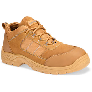Portwest Composite Textile Suede Low Shoe S1 SR FO - Wheat