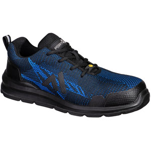 Portwest Composite Textile Trainer S1PS ESD SR FO - Navy/Royal