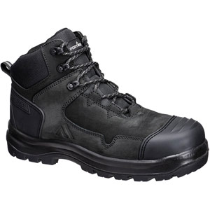 Portwest Composite Nubuck Leather Mid Boot S3S HRO SR FO SC LG - Black