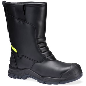 Portwest Steel Leather Winter Rigger Boot S3L SC HRO CI SR - Black