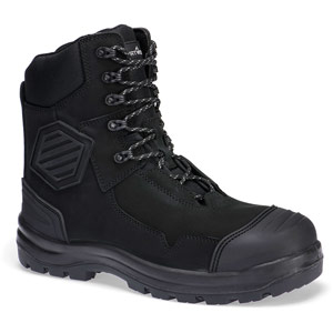 Portwest Composite Leather Shin Boot S3S HRO FO SC HI CI AN LG SR - Black